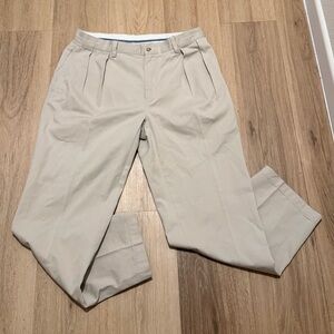 Polo Ralph Lauren Men's Pleated Chinos Light Beige size 34x30